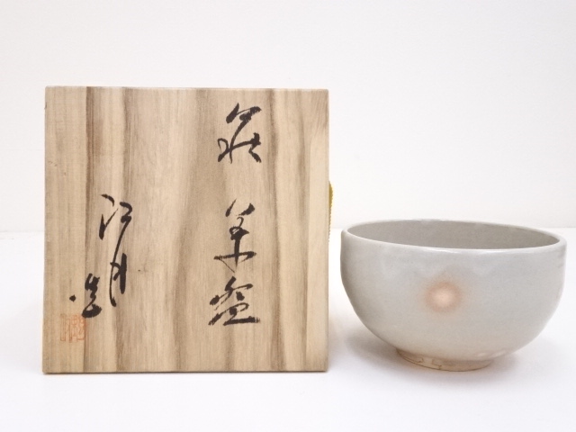 萩焼　江月造　茶碗